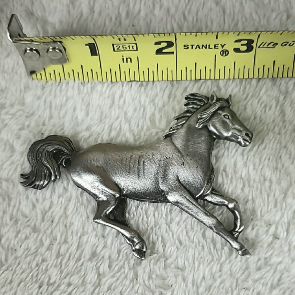Vintage JJ Horse Pin/Brooch (Large) - Picture 4 of 7